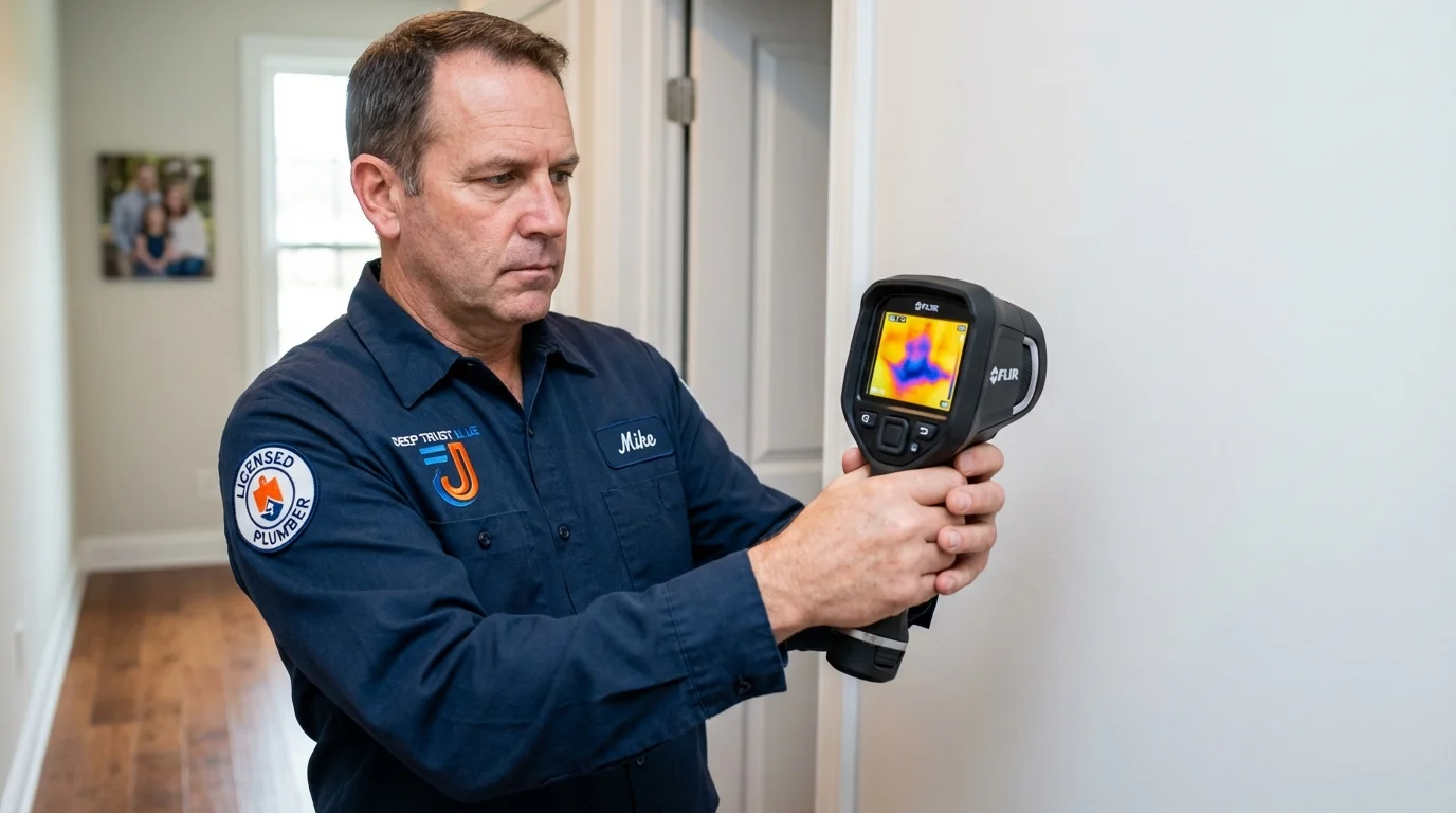 Thermal imaging leak detection by Johns Plumbing LLC in Sturgeon Bay
